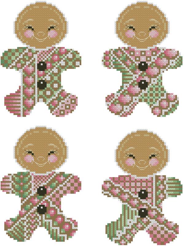 Crazy Gingerbread Men Ornaments